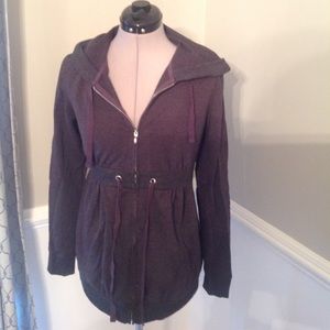 Maternity jacket, draw string waist